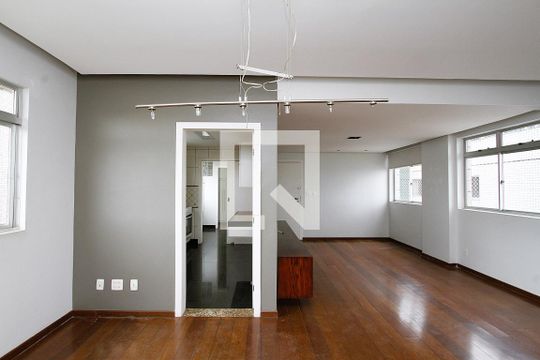 Sala de apartamento para alugar com 3 quartos, 140m² em Gutierrez, Belo Horizonte