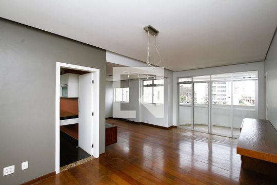 Sala de apartamento para alugar com 3 quartos, 140m² em Gutierrez, Belo Horizonte