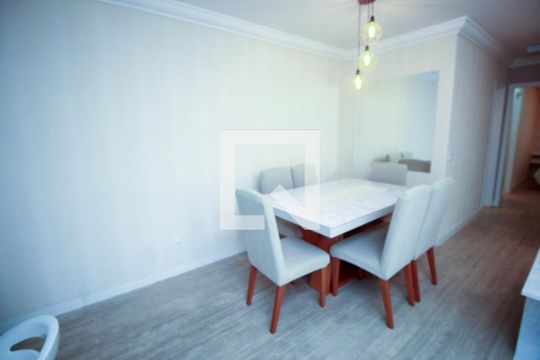 Sala de Jantar de apartamento à venda com 2 quartos, 65m² em Vila Valparaíso, Santo André