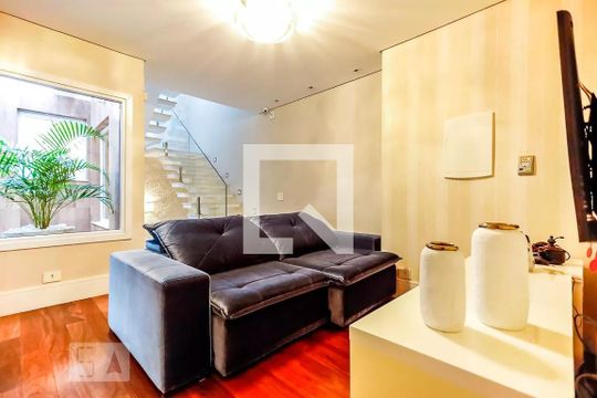 Sala de casa de condomínio à venda com 4 quartos, 600m² em Vila Albertina, São Paulo