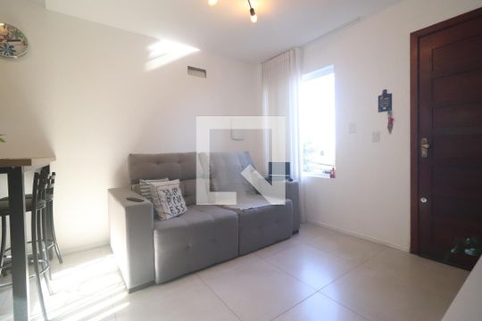 sala de casa de condomínio à venda com 2 quartos, 60m² em Santo Afonso, Novo Hamburgo