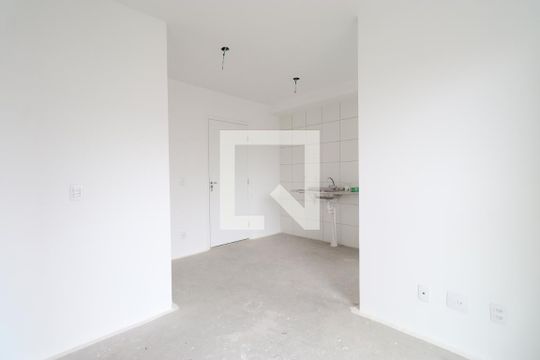  Sala/Cozinha/Área de serviço de apartamento para alugar com 2 quartos, 43m² em Barra Funda, São Paulo