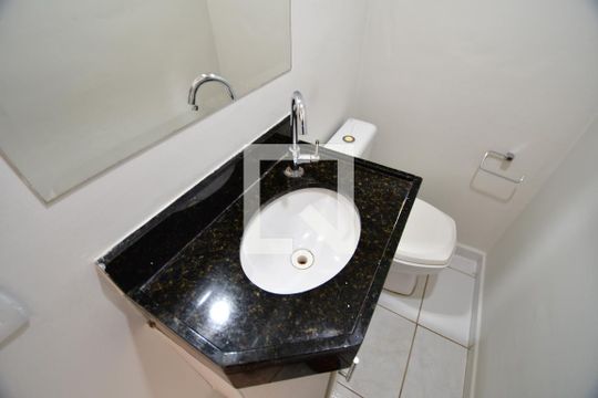 Lavabo de casa de condomínio à venda com 3 quartos, 101m² em Fazenda Santa Cândida, Campinas