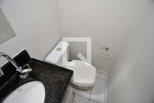 Lavabo de casa de condomínio à venda com 3 quartos, 101m² em Fazenda Santa Cândida, Campinas