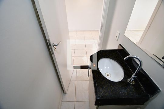 Lavabo de casa de condomínio à venda com 3 quartos, 101m² em Fazenda Santa Cândida, Campinas