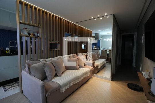 Sala de apartamento à venda com 2 quartos, 55m² em Casa Branca, Santo André