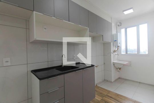 Cozinha de apartamento para alugar com 2 quartos, 42m² em Vila Graciosa, São Paulo
