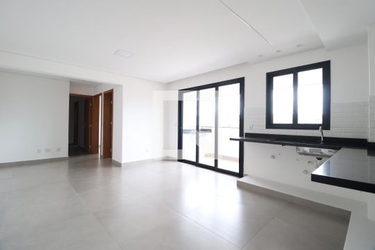Sala/Cozinha de apartamento para alugar com 2 quartos, 68m² em Daniel Fonseca, Uberlândia
