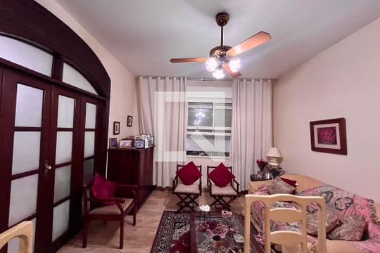 Sala  de apartamento à venda com 3 quartos, 123m² em Copacabana, Rio de Janeiro