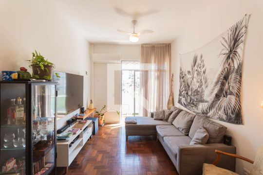 Sala de apartamento à venda com 2 quartos, 77m² em Tijuca, Rio de Janeiro