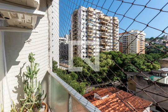 Varanda da Sala de apartamento à venda com 2 quartos, 77m² em Tijuca, Rio de Janeiro