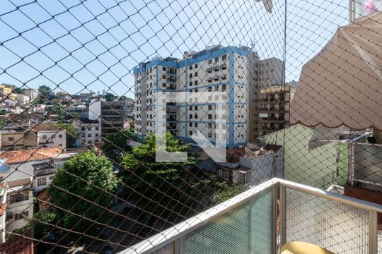 Varanda da Sala de apartamento à venda com 2 quartos, 77m² em Tijuca, Rio de Janeiro
