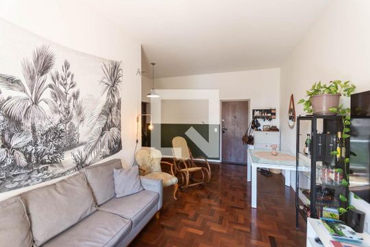 Sala de apartamento à venda com 2 quartos, 77m² em Tijuca, Rio de Janeiro