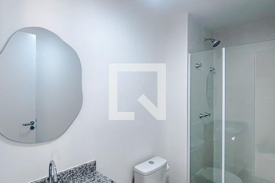 Banheiro de kitnet/studio à venda com 1 quarto, 26m² em Tatuapé, São Paulo