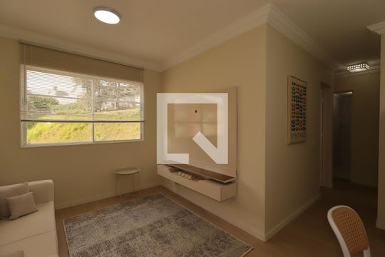 Sala de apartamento à venda com 2 quartos, 54m² em Jardim Santo André, Santo André