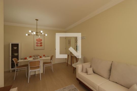 Sala de apartamento à venda com 2 quartos, 54m² em Jardim Santo André, Santo André