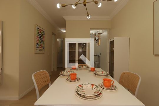 Sala de Jantar de apartamento à venda com 2 quartos, 54m² em Jardim Santo André, Santo André