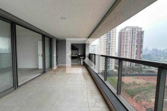 Varanda da Sala de apartamento para alugar com 3 quartos, 175m² em Alphaville Conde Ii, Barueri