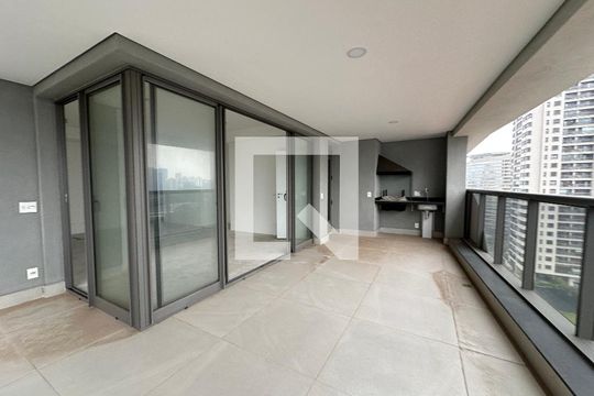 Varanda da Sala de apartamento para alugar com 3 quartos, 175m² em Alphaville Conde Ii, Barueri