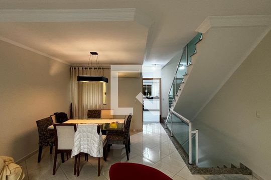Sala - Sala de Jantar de casa à venda com 3 quartos, 180m² em Vila Alzira, Santo André