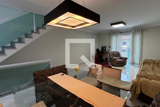 Sala - Sala de Jantar de casa à venda com 3 quartos, 180m² em Vila Alzira, Santo André