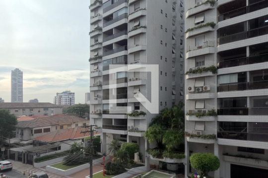 Vista da Varanda da Sala de apartamento para alugar com 4 quartos, 230m² em Ponta da Praia, Santos