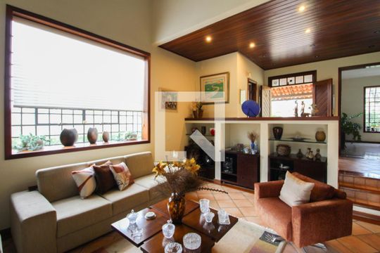Sala 1 de casa à venda com 4 quartos, 1078m² em Garças, Belo Horizonte