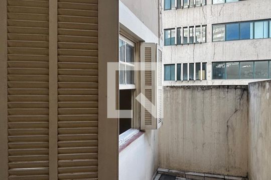 Varanda da Sala de apartamento à venda com 1 quarto, 50m² em Centro, Santo André