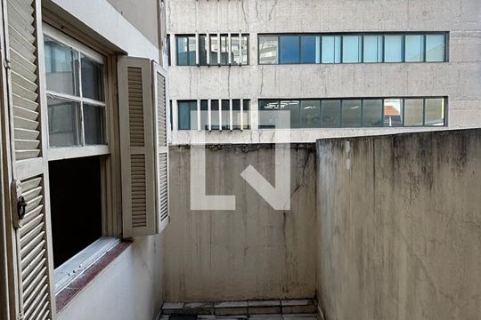 Varanda da Sala de apartamento à venda com 1 quarto, 50m² em Centro, Santo André