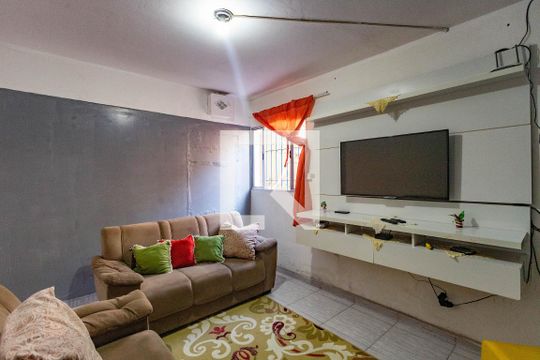 Sala  de casa à venda com 2 quartos, 102m² em Jardim Rubilene, Diadema