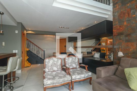 Sala de apartamento para alugar com 2 quartos, 80m² em Jardim Europa, Porto Alegre