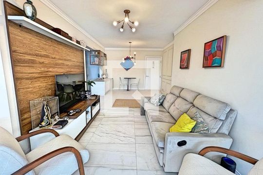 Sala de apartamento para alugar com 3 quartos, 92m² em Bosque da Saúde, São Paulo