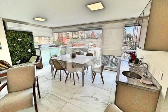 Sala de jantar de apartamento para alugar com 3 quartos, 92m² em Bosque da Saúde, São Paulo