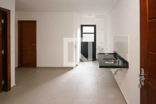 Sala e Cozinha de apartamento para alugar com 1 quarto, 40m² em Vila Alpina, São Paulo