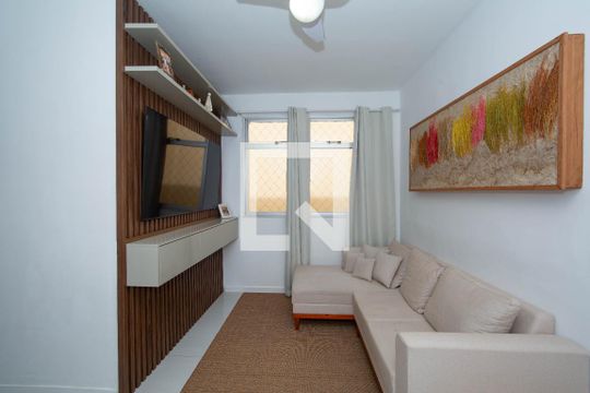 Sala de apartamento à venda com 3 quartos, 90m² em Alto dos Pinheiros, Belo Horizonte