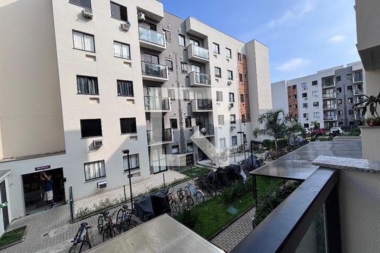 Varanda de apartamento à venda com 2 quartos, 50m² em Vargem Grande, Rio de Janeiro