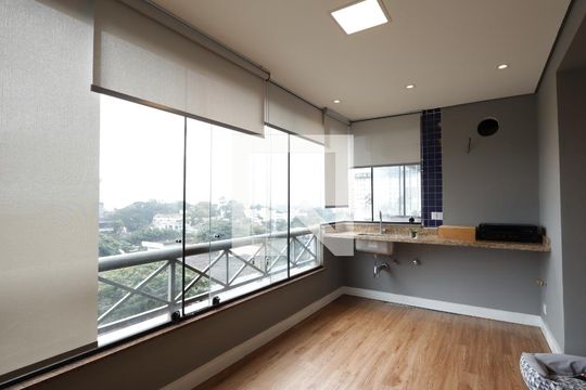 Varanda da Sala de apartamento à venda com 3 quartos, 130m² em Fazenda Morumbi, São Paulo
