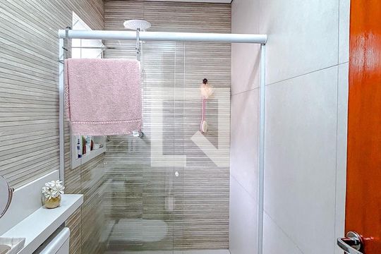 Banheiro da Suíte 1 de casa de condomínio à venda com 3 quartos, 182m² em Penha de França, São Paulo