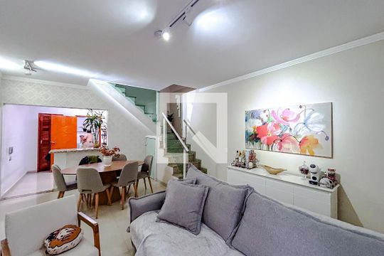 Sala de casa de condomínio à venda com 3 quartos, 182m² em Penha de França, São Paulo