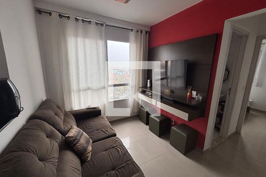 Sala de apartamento à venda com 2 quartos, 47m² em Vila Zefira, São Paulo