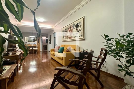 Sala  de apartamento à venda com 3 quartos, 125m² em Gutierrez, Belo Horizonte