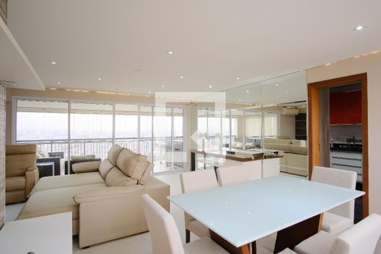 Sala de apartamento para alugar com 4 quartos, 180m² em Parque São Jorge, São Paulo