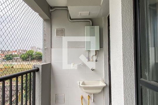 Varanda / área de serviço de apartamento para alugar com 2 quartos, 42m² em Cidade Antônio Estêvão de Carvalho, São Paulo