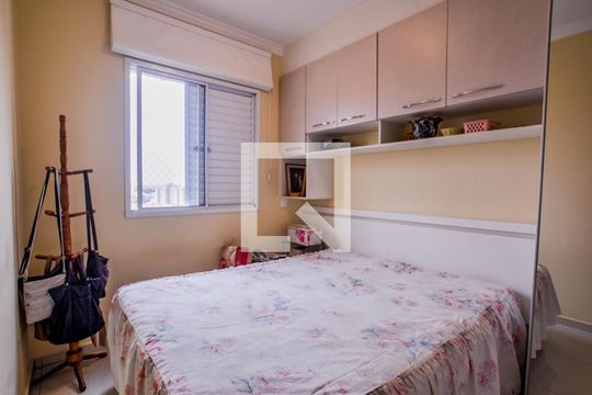 Quarto Suíte de apartamento à venda com 2 quartos, 55m² em Vila Curuçá, Santo André