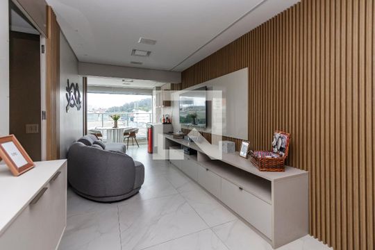 Sala de apartamento à venda com 3 quartos, 140m² em Jardim Caravelas, São Paulo