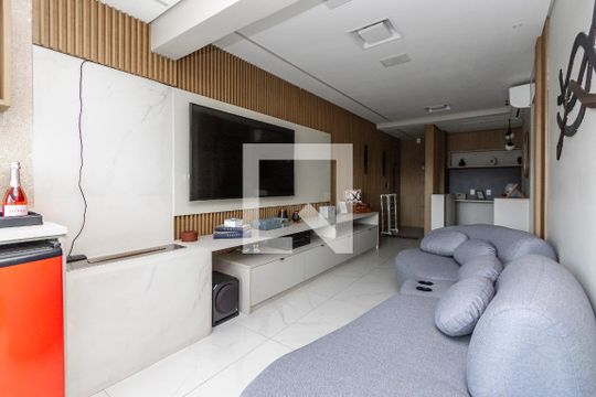 Sala de apartamento à venda com 3 quartos, 140m² em Jardim Caravelas, São Paulo