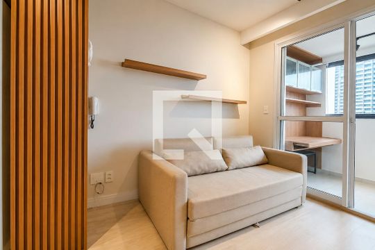 Sala de apartamento à venda com 1 quarto, 34m² em Consolação, São Paulo
