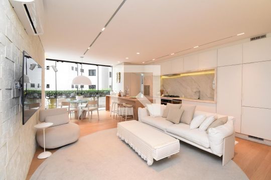 Sala de apartamento à venda com 2 quartos, 120m² em Bigorrilho, Curitiba