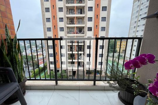 Varanda de apartamento à venda com 3 quartos, 74m² em Vila Indiana, São Paulo