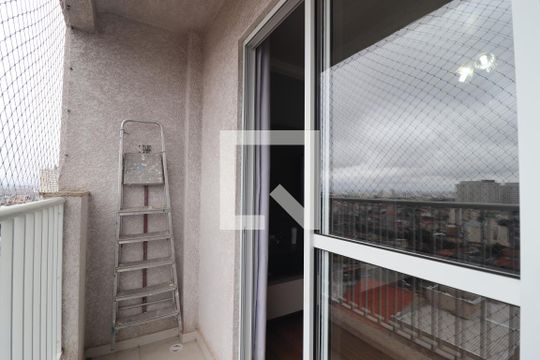 Varanda Sala de apartamento à venda com 3 quartos, 92m² em Parque Sao Vicente, Santo André